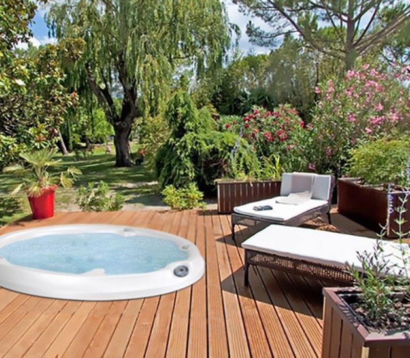 Jacuzzi Hot Tub Deck Lawn Victoria Langford