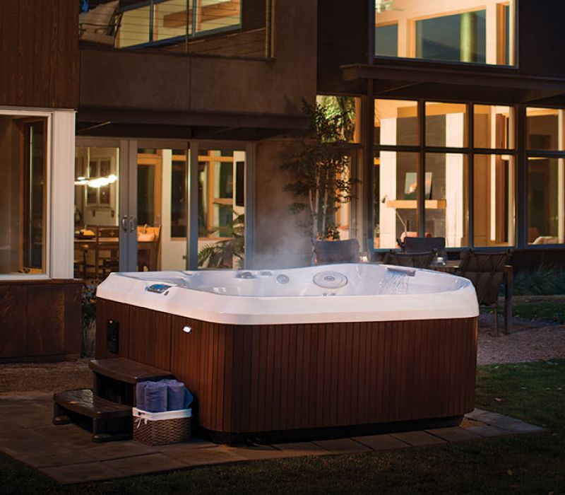 Jacuzzi Hot Tub Evening Victoria Langford