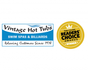 Vintage Hot Tubs and Readers Choice Awards Logos